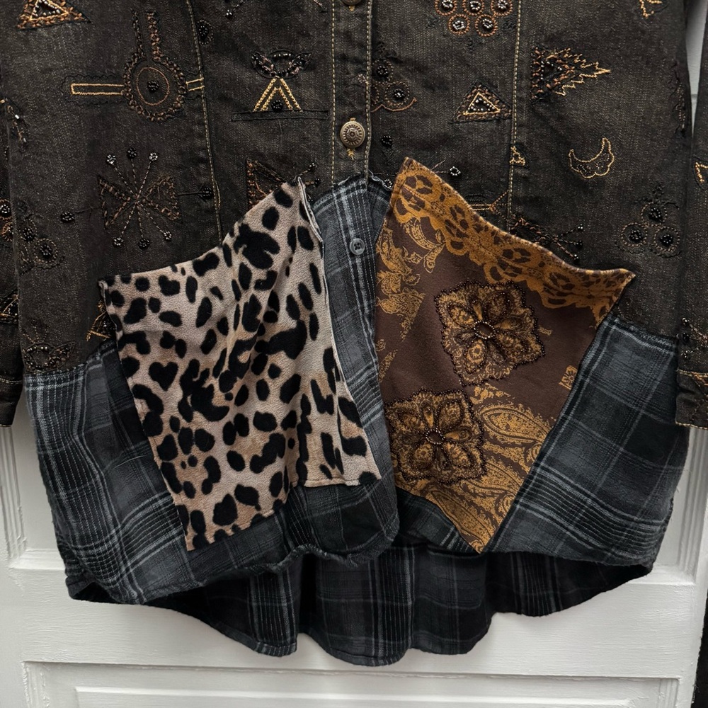 Boho Patchwork Embroidered Jacket Paula Best Wome… - image 5